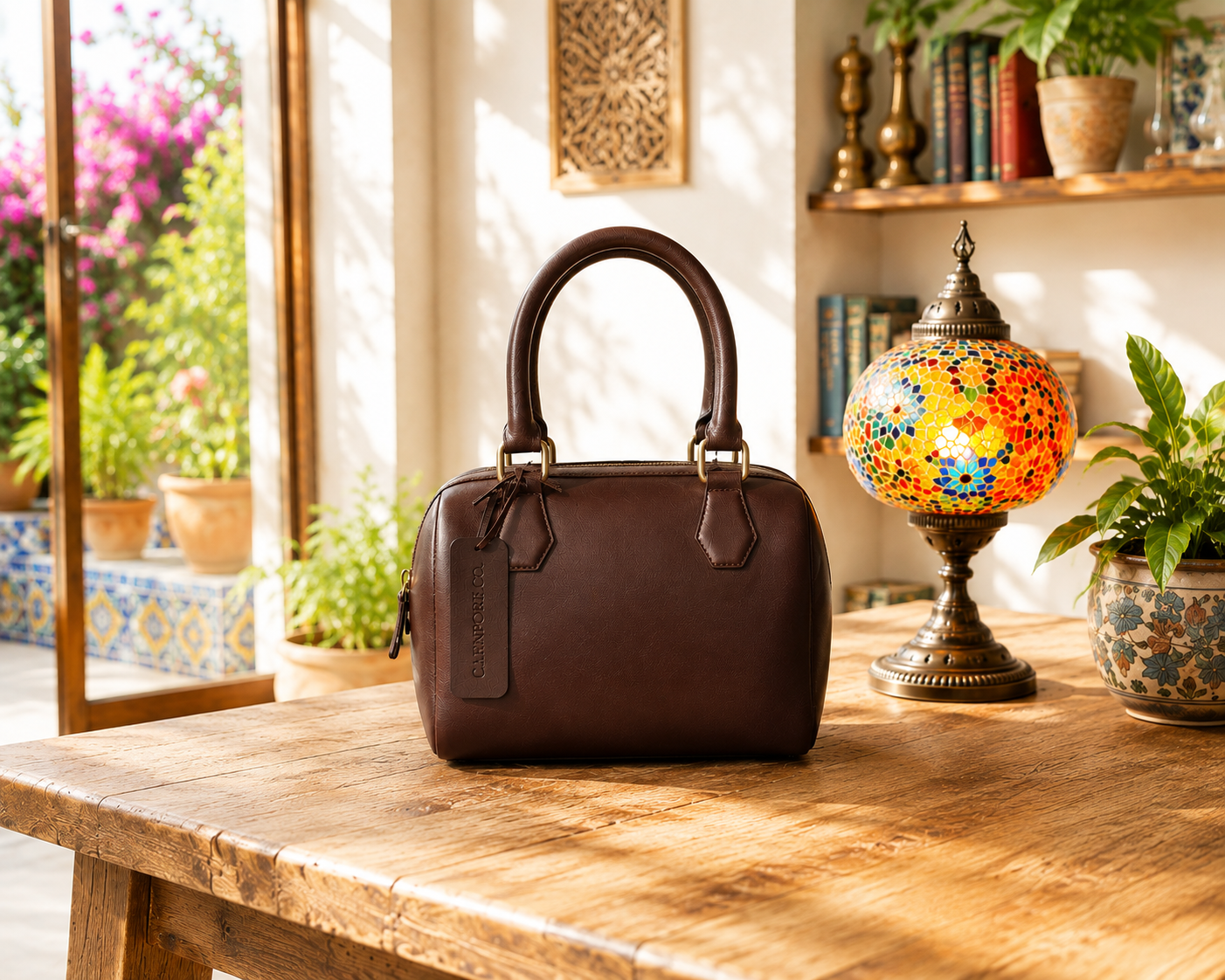 Velmora Leather Hand Bag