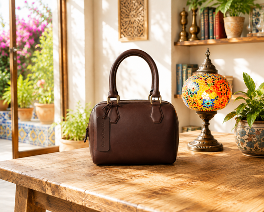 Velmora Leather Hand Bag