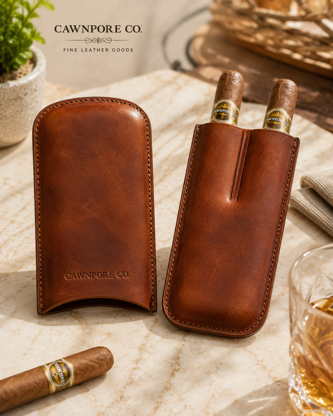 CAVALIER - Duo Cigar Case