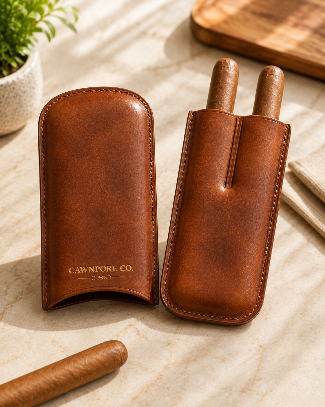 CAVALIER - Duo Cigar Case